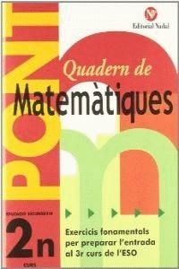 PONT MATEMATIQUES 2 ESO | 9788478875016 | VIUDEZ SÁNCHEZ, MARIA ANGELS