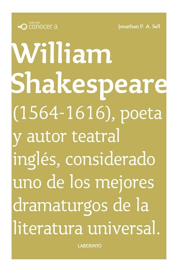 WILLIAM SHAKESPEARE | 9788484835165 | SELL, JONATHAN P. A.