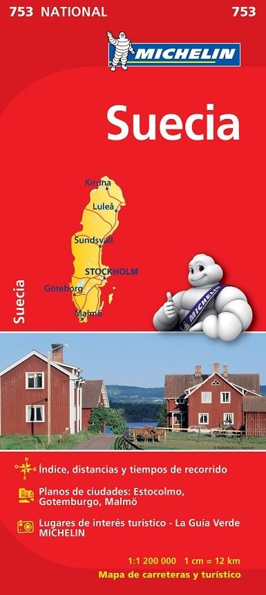 SUECIA MAPA | 9782067172838 | MICHELIN