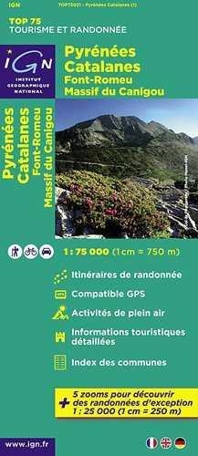 PYRENEES CATALANES 1:75.000 FONT ROMEU CANIGOU | 9782758527268