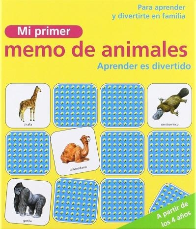 MI PRIMER MEMO DE ANIMALES | 9783862338665 | VVAA