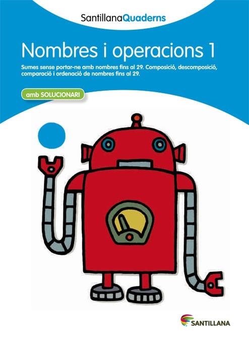 NOMBRES I OPERACIONS 1 SANTILLANA | 9788468013824 | VARIOS AUTORES