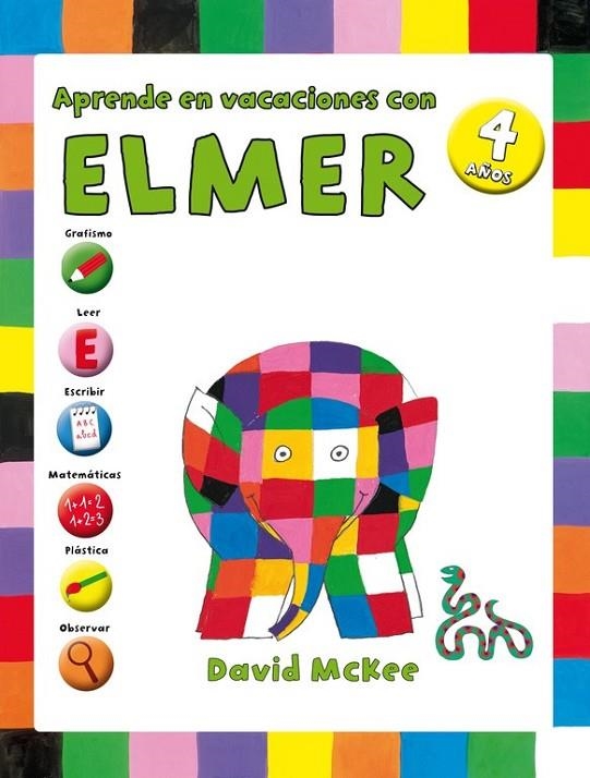 APRENDE EN VACACIONES CON ELMER  | 9788401907302 | MCKEE, DAVID