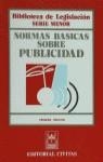 NORMAS BASICAS SOBRE PUBLICIDAD | 9788447005048 | ALONSO OLEA, MANUEL