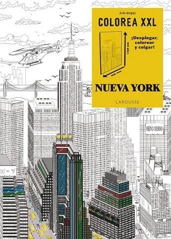 COLOREA XXL. NUEVA YORK | 9788416124671 | LAROUSSE EDITORIAL