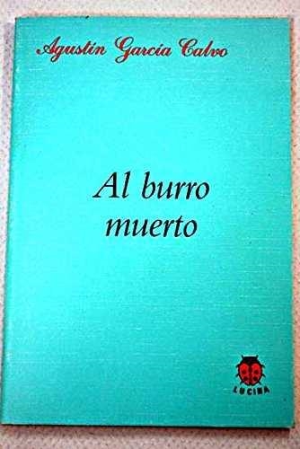 BURRO MUERTO, AL | 9788485708529 | GARCIA CALVO, AGUSTIN