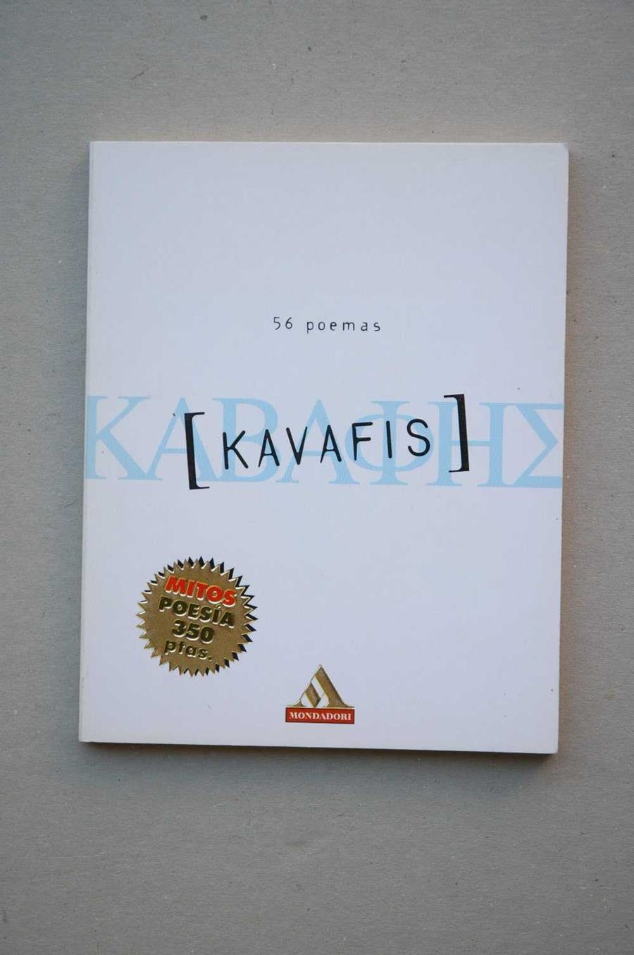 KAVAFIS 56 POEMAS | 9788439702092 | KAVAFIS