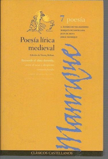 POESIA LIRICA MEDIEVAL | 9788483081167 | VVAA