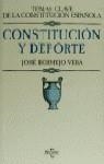 CONSTITUCION Y DEPORTE | 9788430932894 | BERMEJO VERA , JOSE