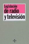 LEGISLACION DE RADIO Y TELEVISION | 9788430930920 | TECNOS BIBLIOTECA DE TEXTOS LEGALES