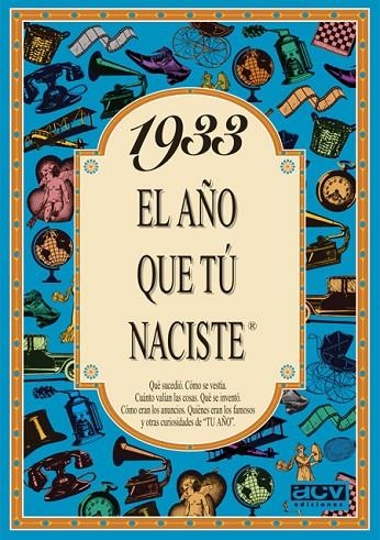 1933 EL AÑO EN QUE TU NACISTE | 9788488907707 | COLLADO BASCOMPTE, ROSA