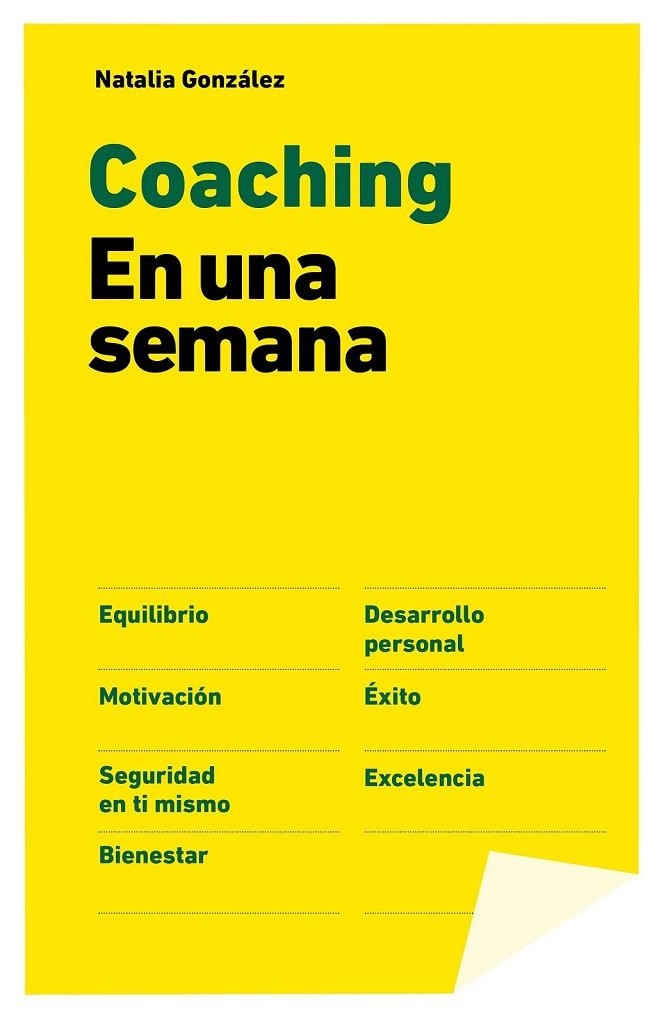 COACHING EN UNA SEMANA | 9788498754216 | NATALIA PALOMA GONZÁLEZ VILLAR