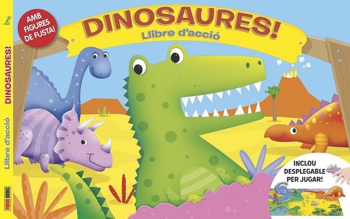 LLIBRE D'ACCIÓ. DINOSAURES! | 9788490943052