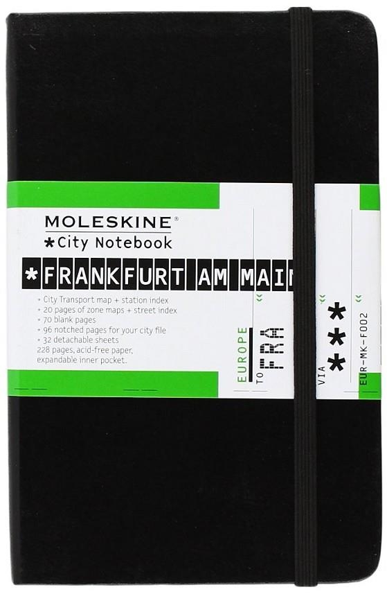 FRANKFURT CITY NOTEBOOK | 9788883709395 | MOLESKINE