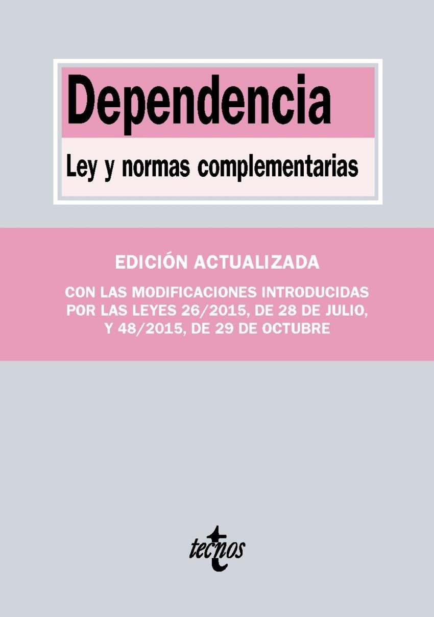 DEPENDENCIA | 9788430969067 | EDITORIAL TECNOS