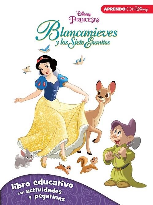 BLANCANIEVES Y LOS SIETE ENANITOS (LIBRO EDUCATIVO DISNEY CON ACTIVIDADES Y PEGA | 9788416548521 | DISNEY