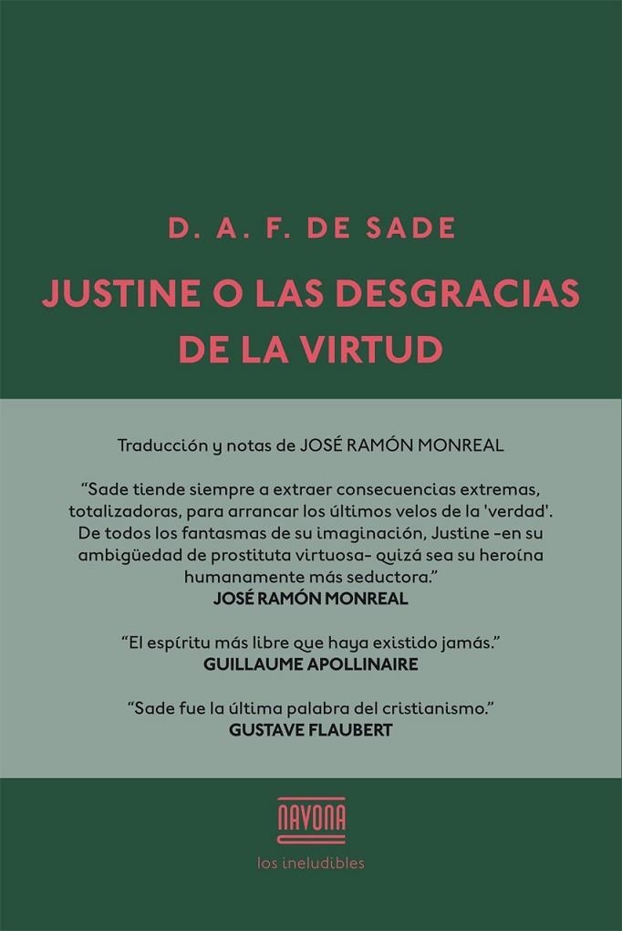 JUSTINE O LAS DESGRACIAS DE LA VIRTUD | 9788416259502 | DE SADE, DONATIEN ALPHONSE FRANÇOIS