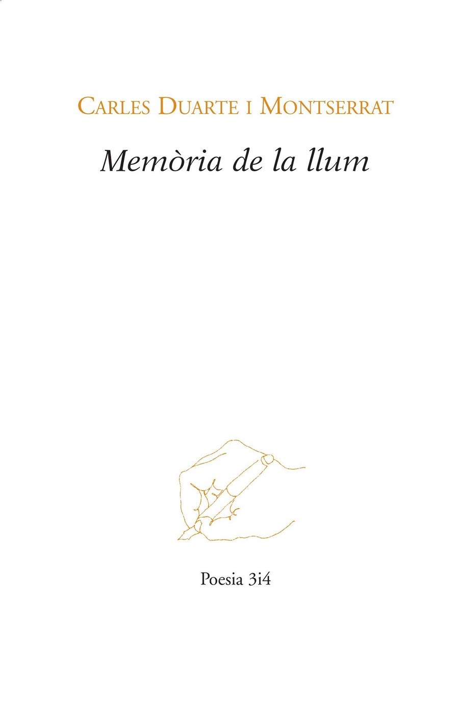 MEMÒRIA DE LA LLUM | 9788416789030 | DUARTE MONTSERRAT, CARLES