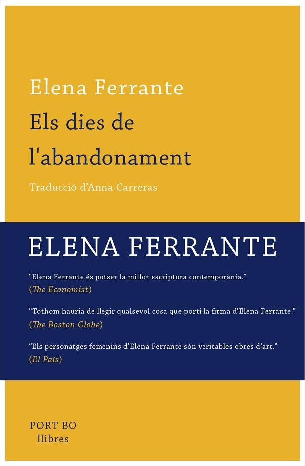 ELS DIES DE L'ABANDONAMENT | 9788416259779 | FERRANTE, ELENA