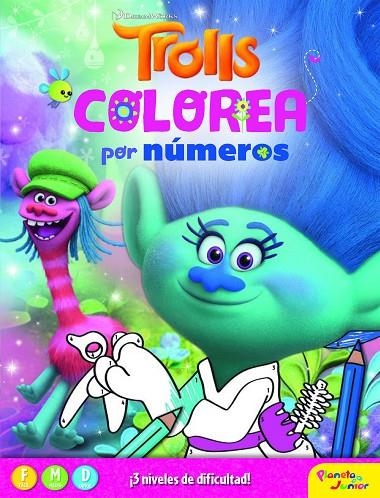 TROLLS. COLOREA POR NÚMEROS | 9788408172390 | DREAMWORKS