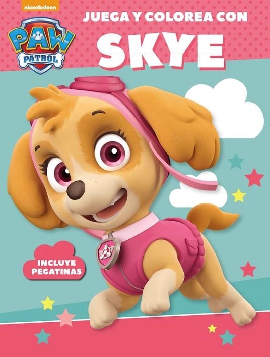 JUEGA Y COLOREA CON SKYE | 9788437201481 | NICKELODEON