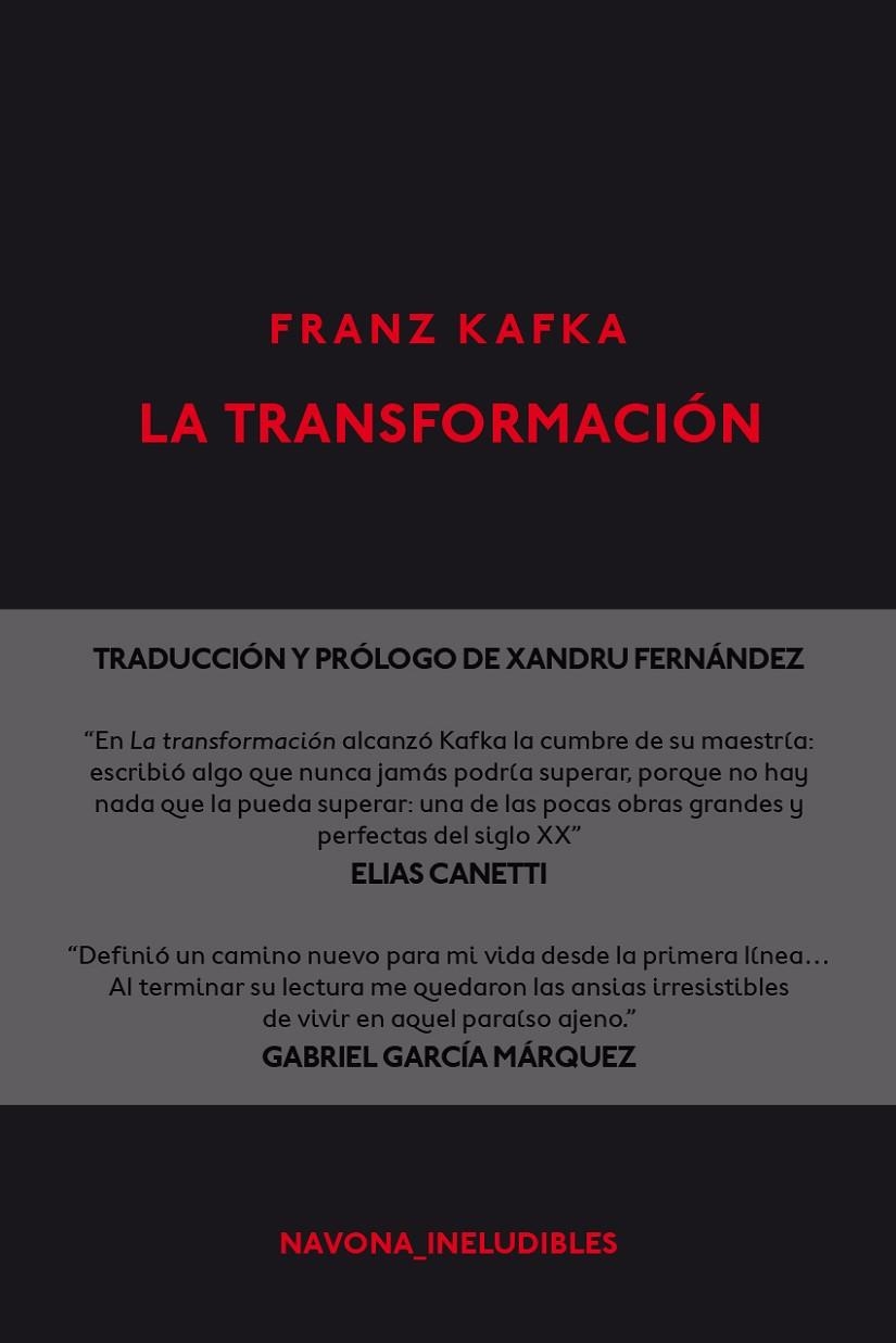 LA TRANSFORMACIÓN | 9788417181048 | KAFKA, FRANZ