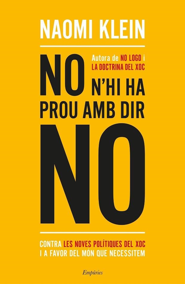 NO N'HI HA PROU AMB DIR NO | 9788417016272 | KLEIN, NAOMI