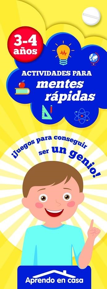 APRENDO EN CASA ACTIVIDADES PARA MENTES RÁPIDAS 3-4 | 9788499396385 | AA.VV.