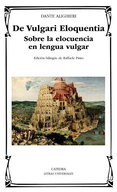 DE VULGARI ELOQUENTIA | 9788437637686 | DANTE ALIGHIERI