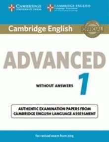 CAMBRIDGE ENGLISH ADVANCED 1 FOR REVISED EXAM FROM 2015 STUDENT'S BOOK WITH ANSW | 9781107653511 | CAMBRIDGE