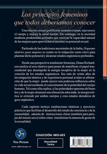 ORGASMO TÁNTRICO PARA MUJERES | 9788415887188 | RICHARDSON, DIANA