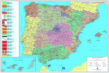 MAPA PLASTIFICADO ESPAÑA PORTUGAL | 9782067150188 | VV. AA.