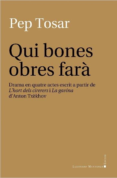 QUI BONES OBRES FARÀ | 9788417153496 | TOSAR, PEP