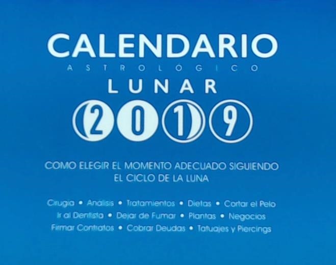 CALENDARIO ASTROLOGICO LUNAR 2019 | 9788409039807 | SERRANO ZANÓN, MARIA JOSÉ