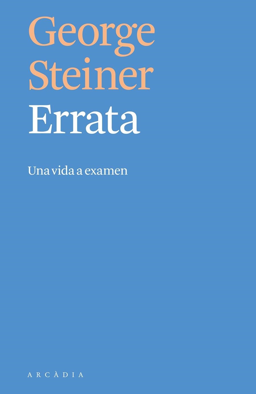 ERRATA | 9788494820519 | STEINER, GEORGE