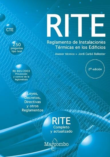 REGLAMENTO DE INSTALACIONES TÉRMICAS EN LOS EDIFICIOS 2ªED | 9788426726643 | ASESOR TÉCNICO: JORDI CARBÓ BALLESTE