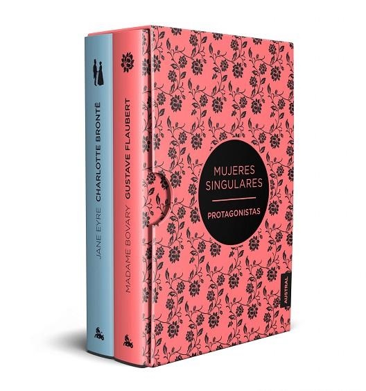 ESTUCHE MUJERES SINGULARES. PROTAGONISTAS | 9788408197768 | BRONTË, CHARLOTTE / FLAUBERT, GUSTAVE