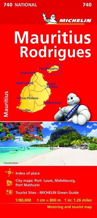 MAPA NATIONAL ISLAS MAURICIO | 9782067233201 | VV. AA.