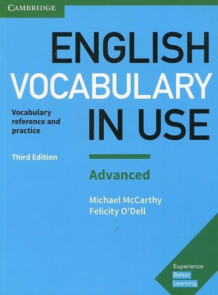 ENGLISH VOCABULARY IN USE: ADVANCED BOOK WITH ANSWERS 3RD EDITION | 9781316631171 | MCCARTHY, MICHAEL / O'DELL, FELICITY