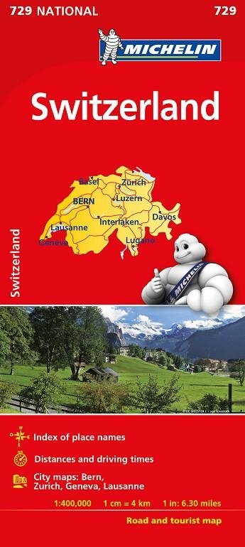 MAPA NATIONAL SUIZA | 9782067171640 | VV. AA.