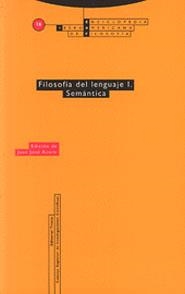 FILOSOFIA DEL LENGUAJE I . SEMANTICA | 9788481642452 | ACERO , JUAN JOSE