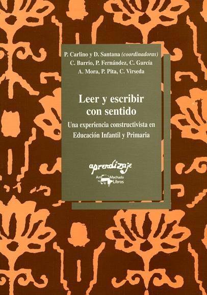 LEER Y ESCRIBIR CON SENTIDO | 9788477741213