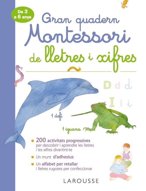 GRAN QUADERN MONTESSORI DE LLETRES I XIFRES | 9788417720315 | LAROUSSE EDITORIAL / URVOY, DELPHINE