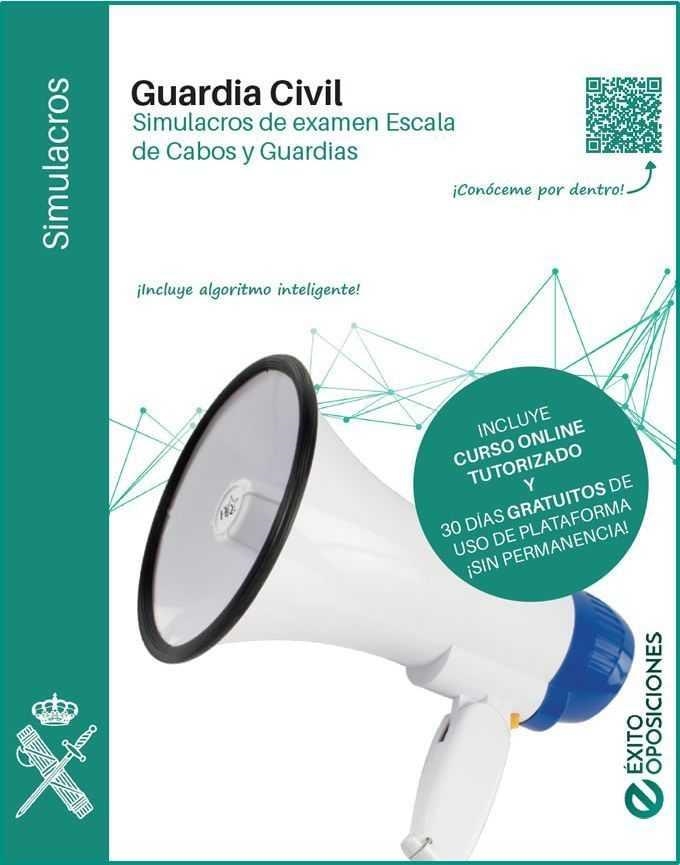 SIMULACROS DE EXAMEN GUARDIA CIVIL ESCALA DE CABOS Y GUARDIAS  | 9788417534110 | RAMIREZ CONTE, JAVIER