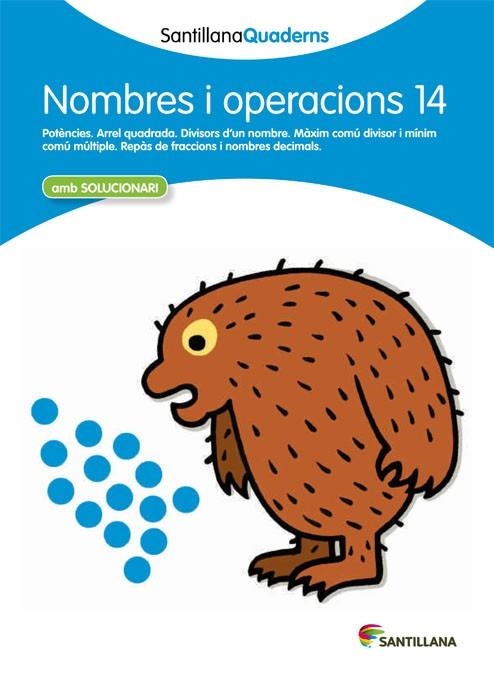 NOMBRES I OPERACIONS 14 SANTILLANA | 9788468013954