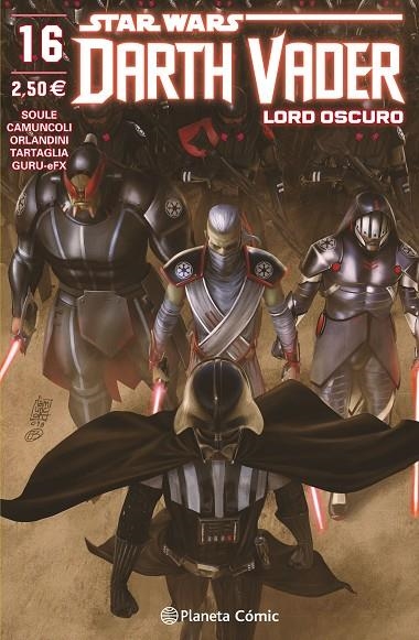 STAR WARS DARTH VADER LORD OSCURO Nº 16/25 | 9788491735564 | SOULE, CHARLES / CAMUNCOLI, GIUSEPPE