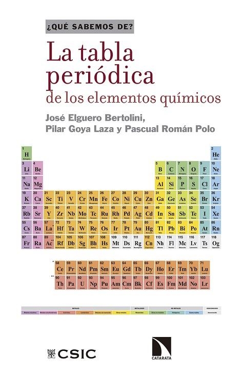 LA TABLA PERIÓDICA DE LOS ELEMENTOS QUÍMICOS | 9788400104665 | ELGUERO BERTOLINI, JOSÉ / GOYA LAZA, PILAR / ROMÁN POLO, PASCUAL