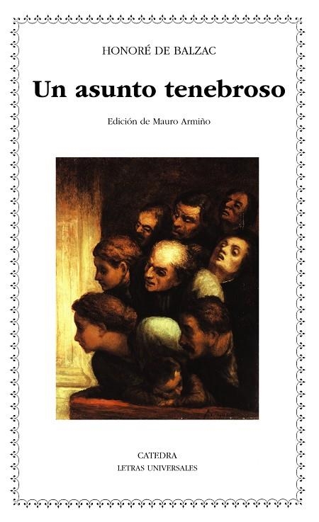 UN ASUNTO TENEBROSO | 9788437640730 | BALZAC, HONORÉ DE