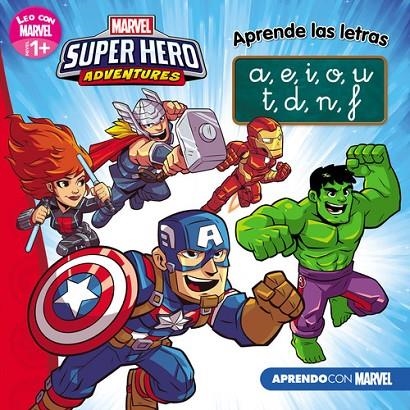 LOS VENGADORES. APRENDE LAS LETRAS. (LEO CON MARVEL - NIVEL 1 PLUS) | 9788417630522 | MARVEL,