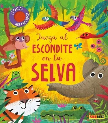 JUEGA AL ESCONDITE EN LA SELVA | 9788413341569 | VV.AA